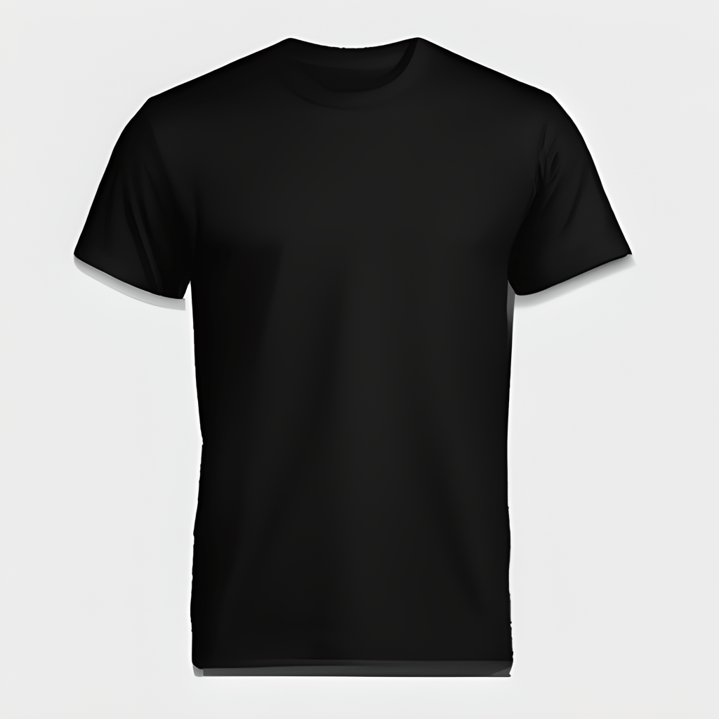 Black T-Shirt ( High Quality )